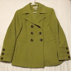 Green Pea Coat